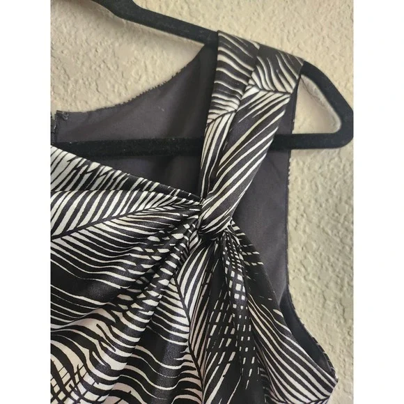 Maggy London Women's Formal Short Sleeve Knot Dress 10 - Picture 4 of 10